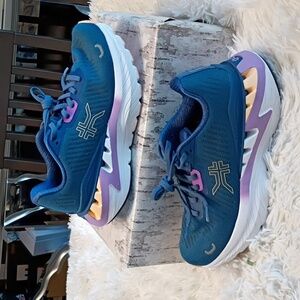 KURU Cloud+ Triple Max Ion Blue & Purple Running Plantar Fascitis Sneakers 8.5M